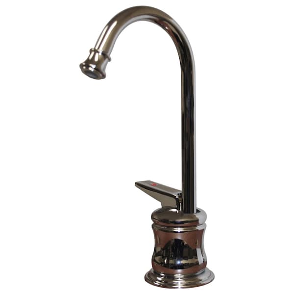Whitehaus Point Of Use Instant Hot Water Faucet W/ Gooseneck Spout And Self Clos WHFH3-H65-C - main